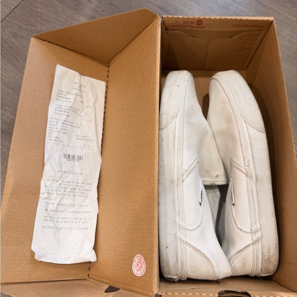 Vans Asher Canvas Shoes in True White - Picture 10 of 10